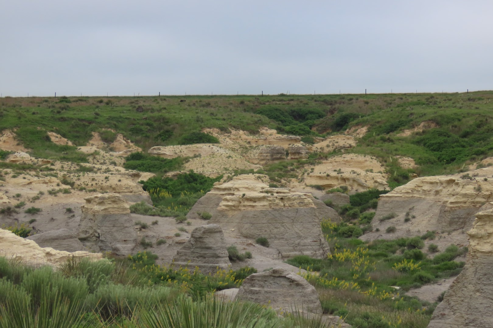 Little Jerusalem Badlands State Park in western Kansas 28 of 29 (#1814)