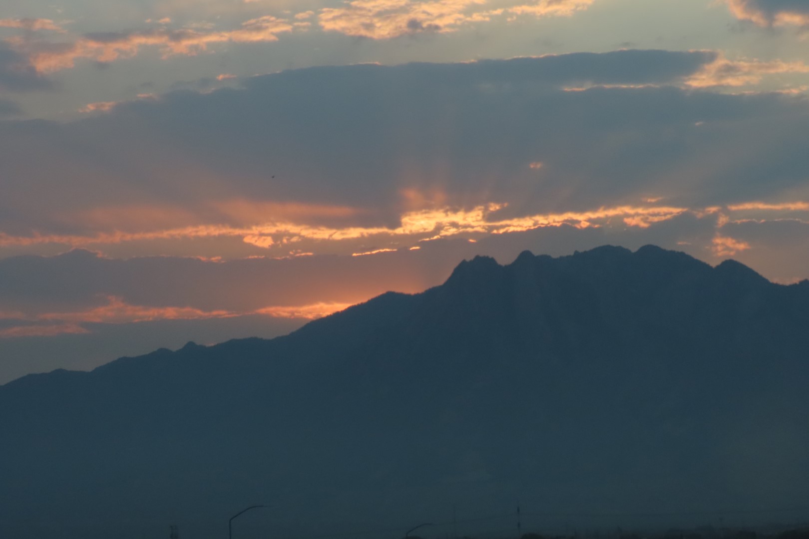 Sunrise just west of Salt Lake City in Utah  3 of  4 (#2068)