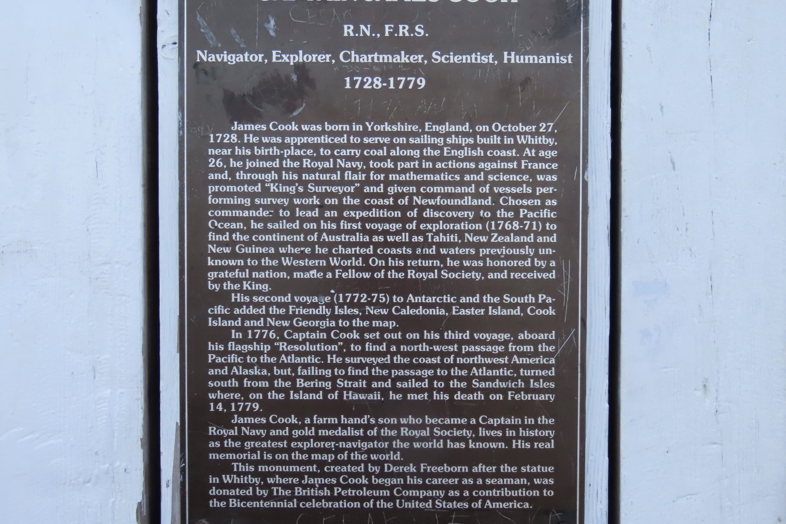 Captain Cook Memorial and Views in Resolution Park in Anchorage Alaska  2 of 16 (#2232)