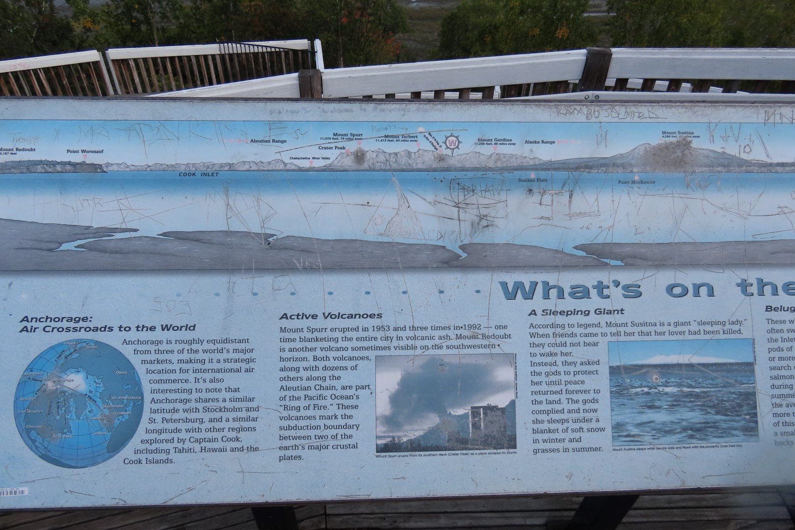 Captain Cook Memorial and Views in Resolution Park in Anchorage Alaska  3 of 16 (#2240)