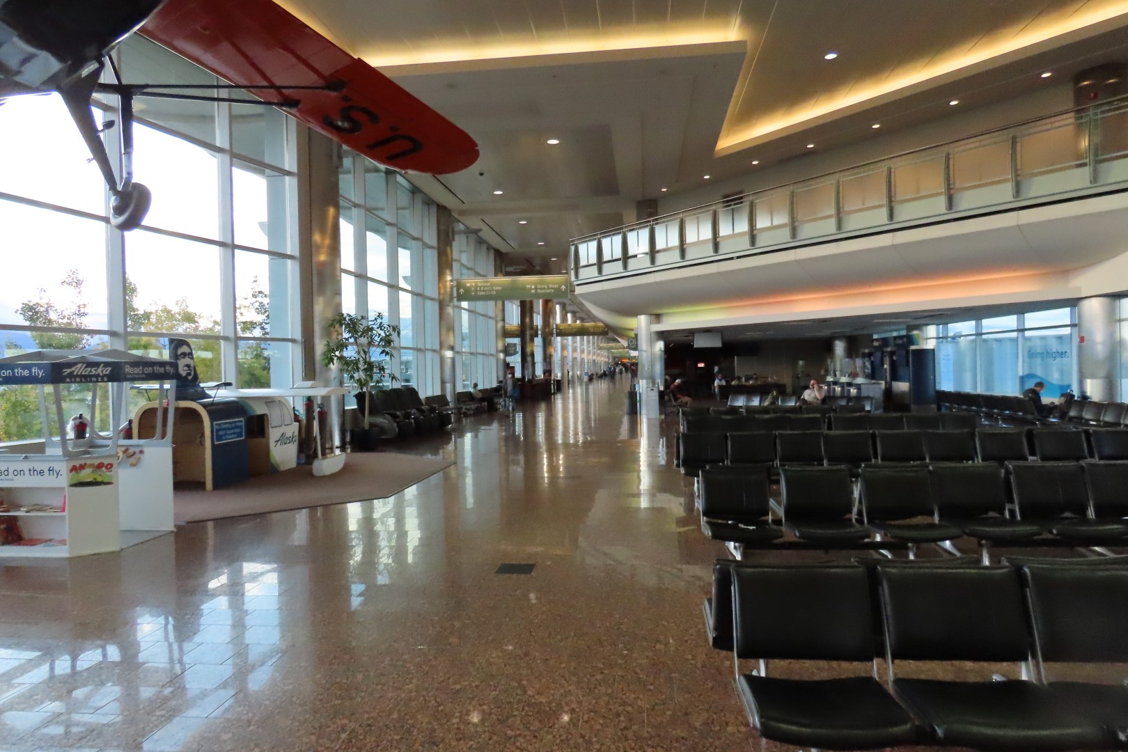 Views inside and from Ted Stevens International Airport in Anchorage Alaska  1 of  3 (#2334)