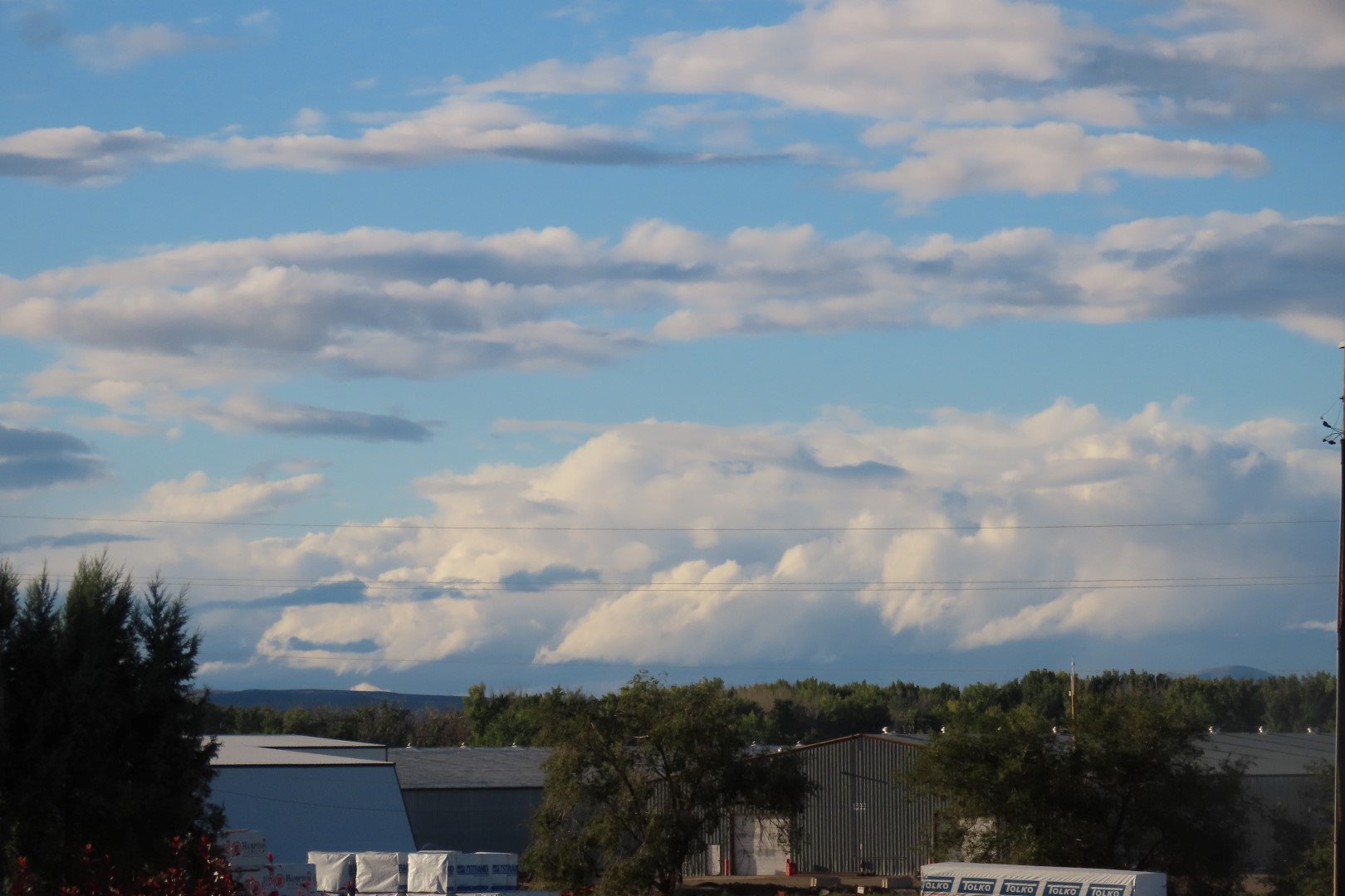 Clouds from hotel balcony in Ontario Oregon  5 of  5 (#2357)