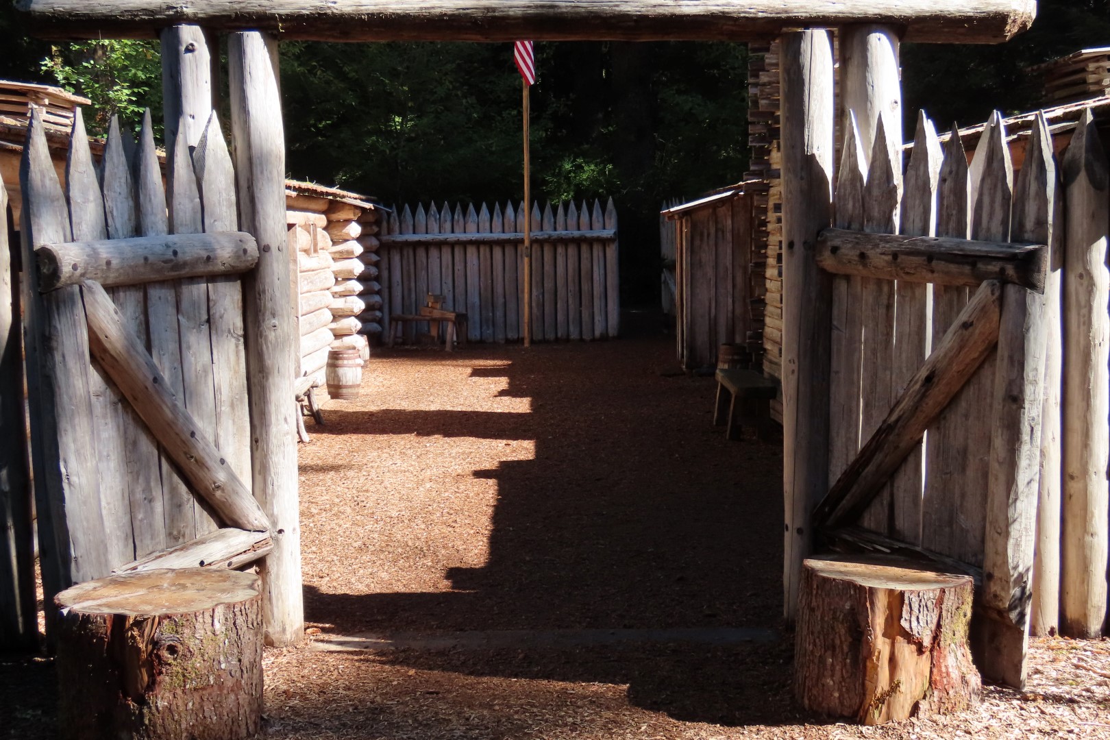 Fort Clatsop at Lewis and Clark National Park near Astoria, Oregon  4 of 15 (#2412)