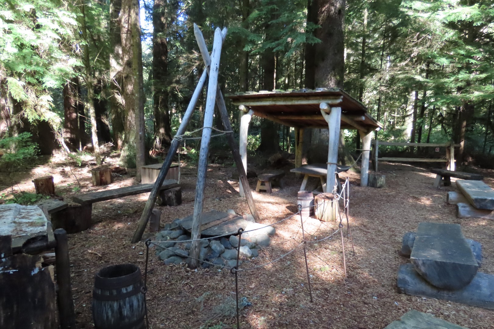 Fort Clatsop at Lewis and Clark National Park near Astoria, Oregon 12 of 15 (#2420)