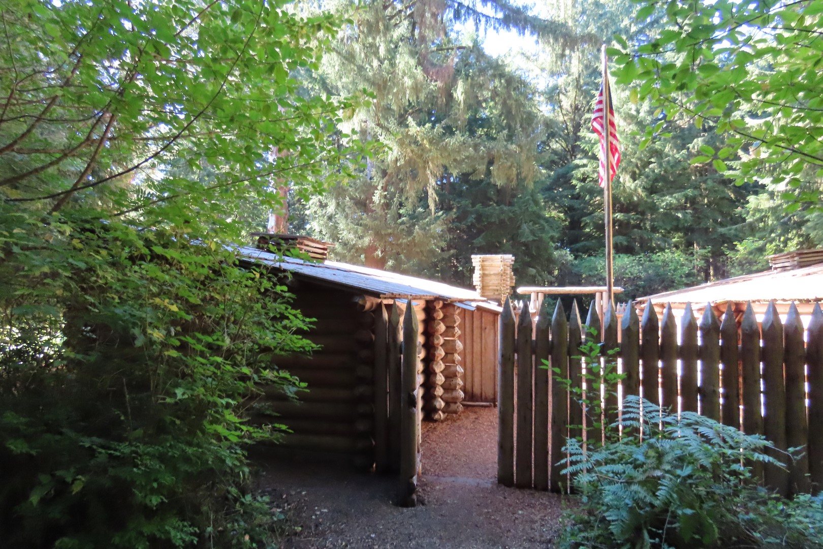 Fort Clatsop at Lewis and Clark National Park near Astoria, Oregon 13 of 15 (#2421)