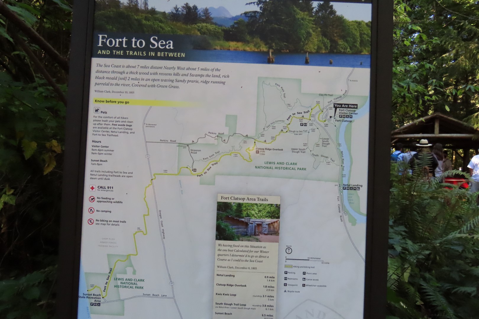 Fort Clatsop at Lewis and Clark National Park near Astoria, Oregon 14 of 15 (#2422)