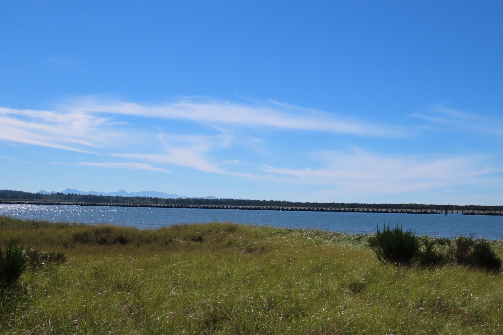 Columbia River from Fort Stevens State Park near Astoria, Oregon  3 of 10 (#2426)