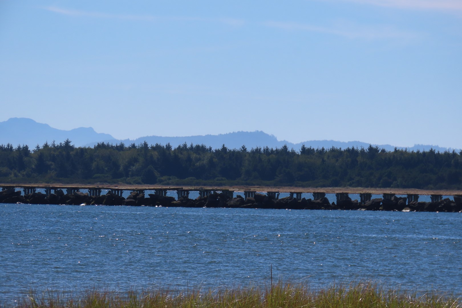 Columbia River from Fort Stevens State Park near Astoria, Oregon  4 of 10 (#2427)