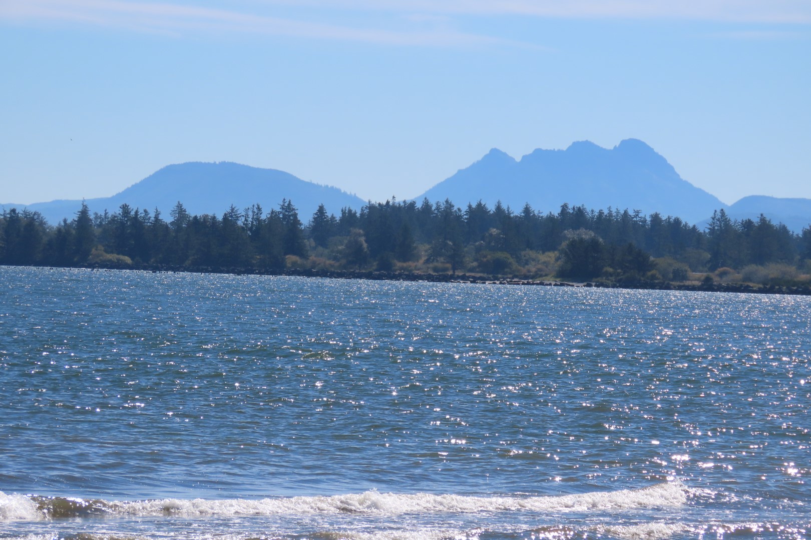 Columbia River from Fort Stevens State Park near Astoria, Oregon  6 of 10 (#2429)
