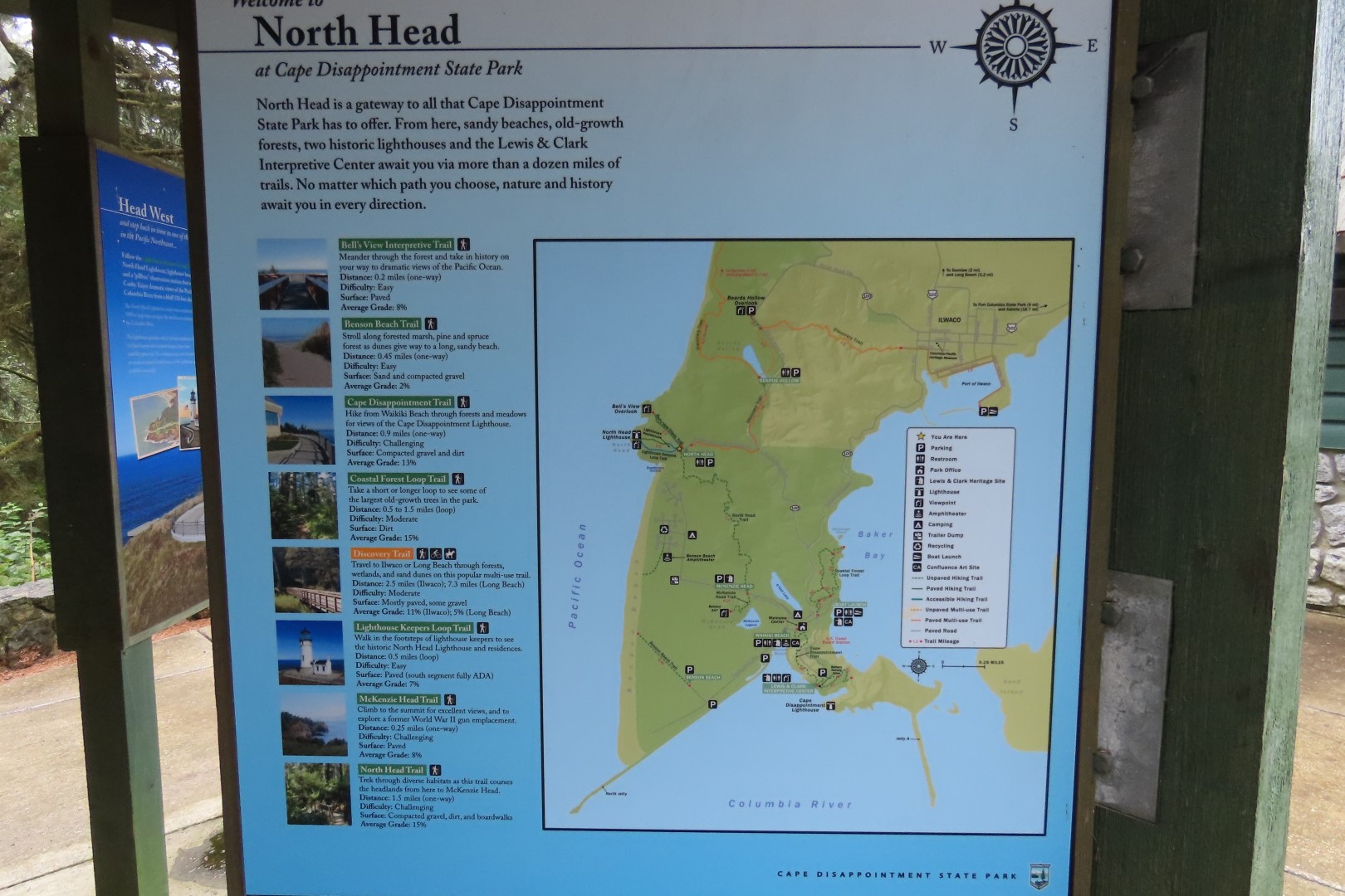 Along trails at North Head Lighthouse in Cape Disappointment State Park near Ilwaco Washington Washington 34 of 34 (#2533)