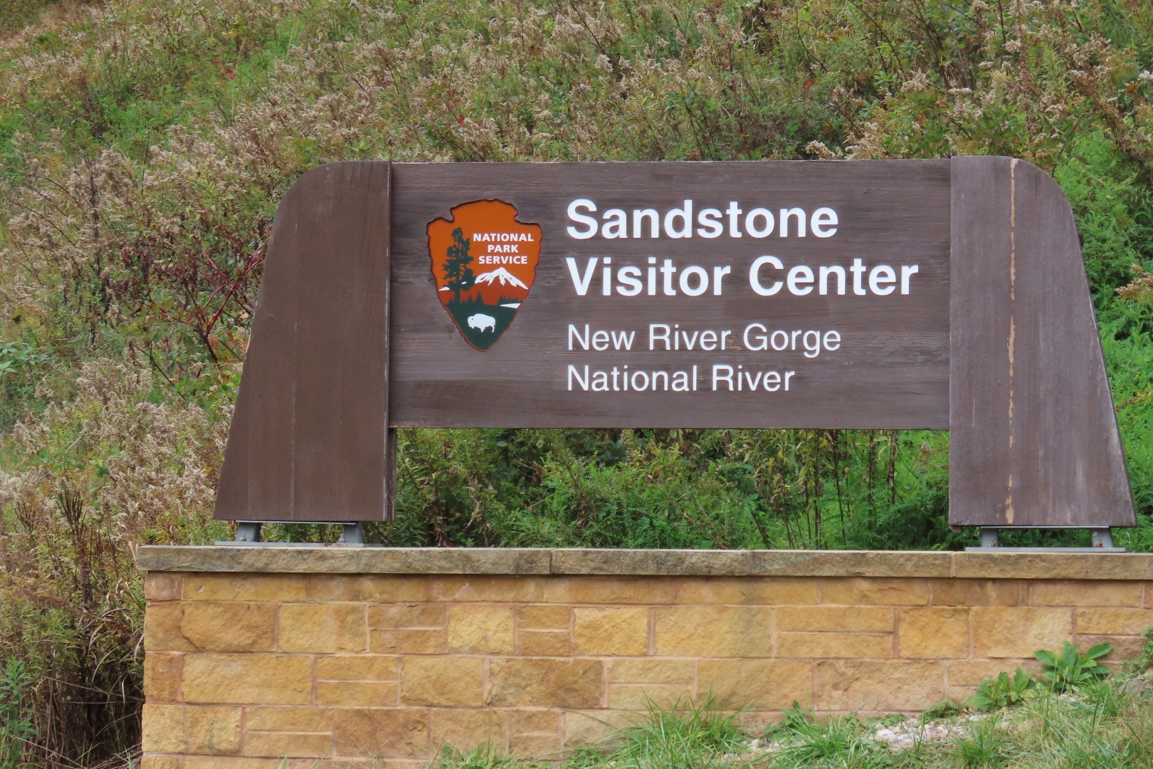 Sandstone Visitor Center of New River National Park in West Virginia  1 of  2 (#2874)