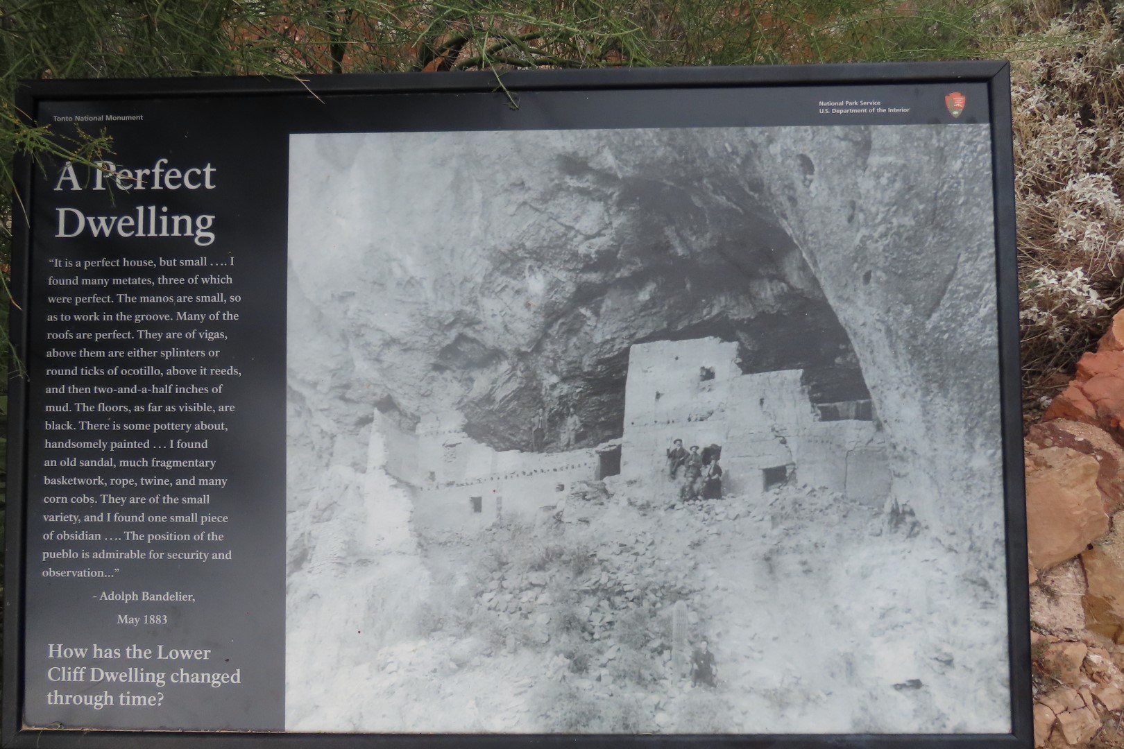 Along Tonto National Park path to the cliff dwellers's home 15 of 28 (#3015)