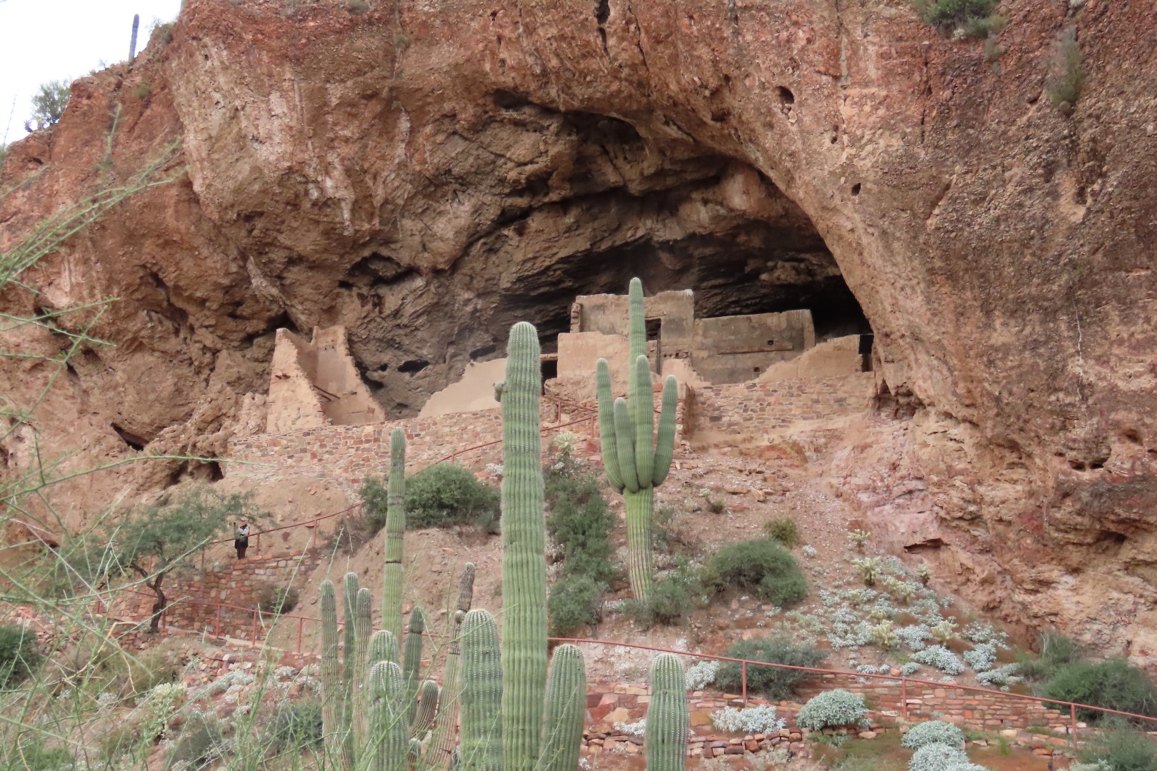 Along Tonto National Park path to the cliff dwellers's home 16 of 28 (#3016)