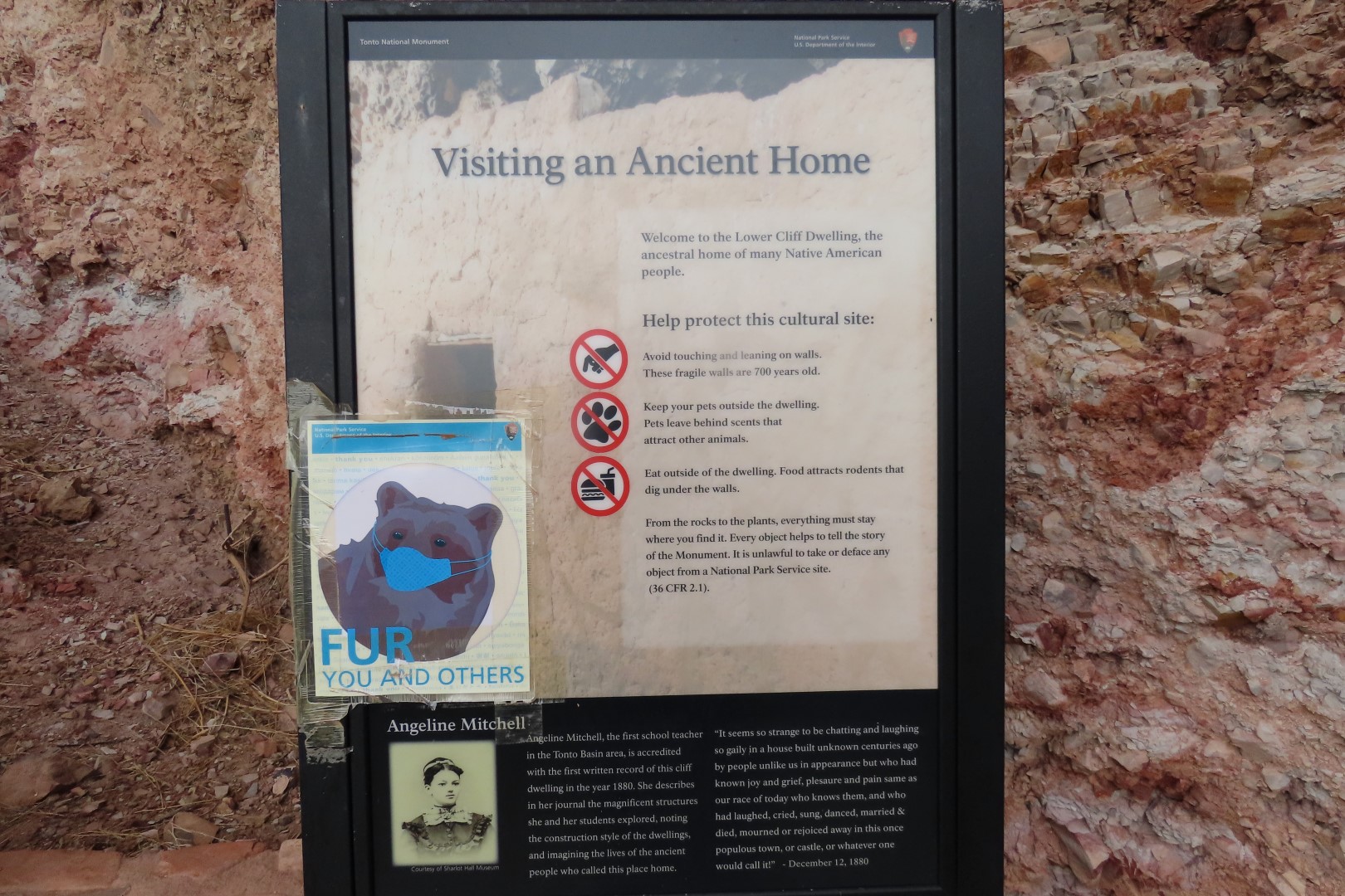 Along Tonto National Park path to the cliff dwellers's home 17 of 28 (#3017)