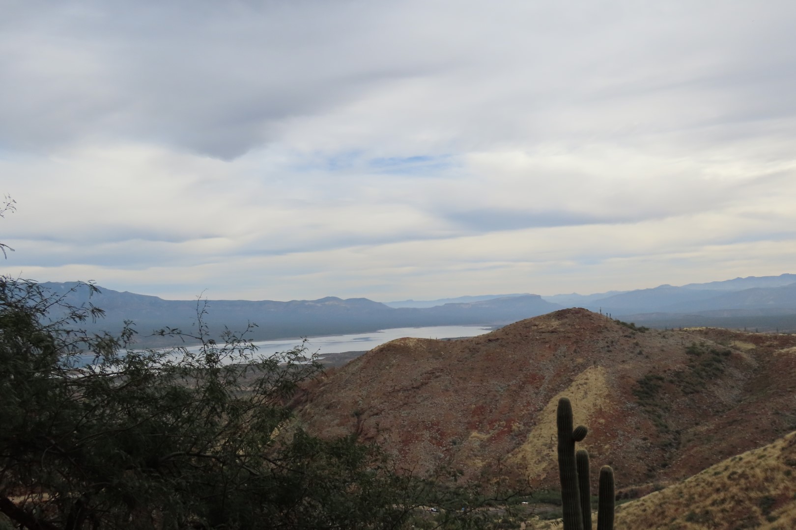 Roosevelt Lake in Arizona seen from Tonto National Park  4 of  7 (#3018)