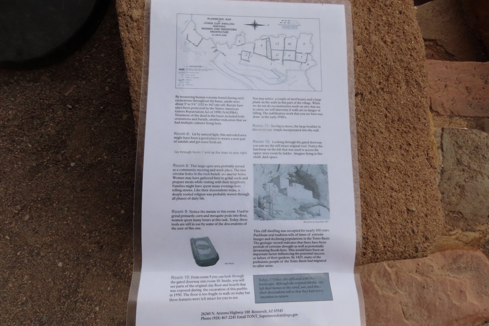 Along Tonto National Park path to the cliff dwellers's home 23 of 28 (#3024)