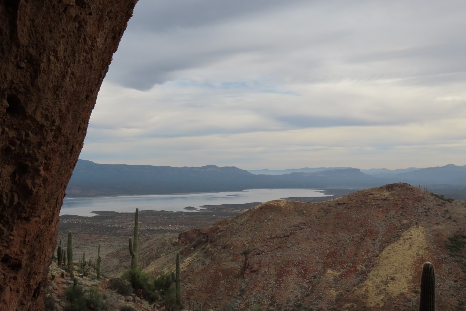 Roosevelt Lake in Arizona seen from Tonto National Park  5 of  7 (#3025)