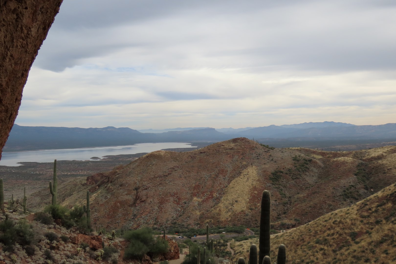 Roosevelt Lake in Arizona seen from Tonto National Park  6 of  7 (#3026)