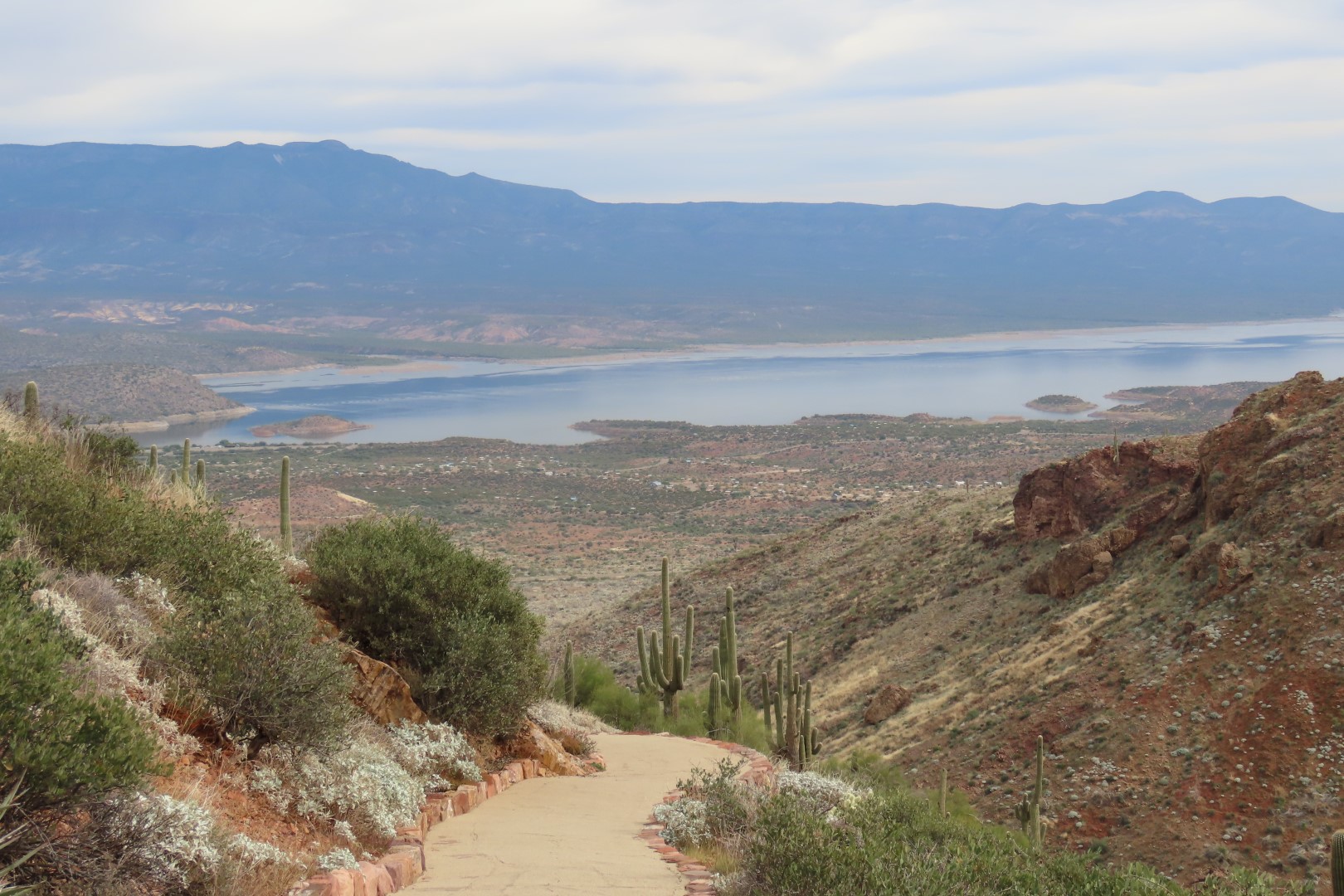 Roosevelt Lake in Arizona seen from Tonto National Park  7 of  7 (#3032)