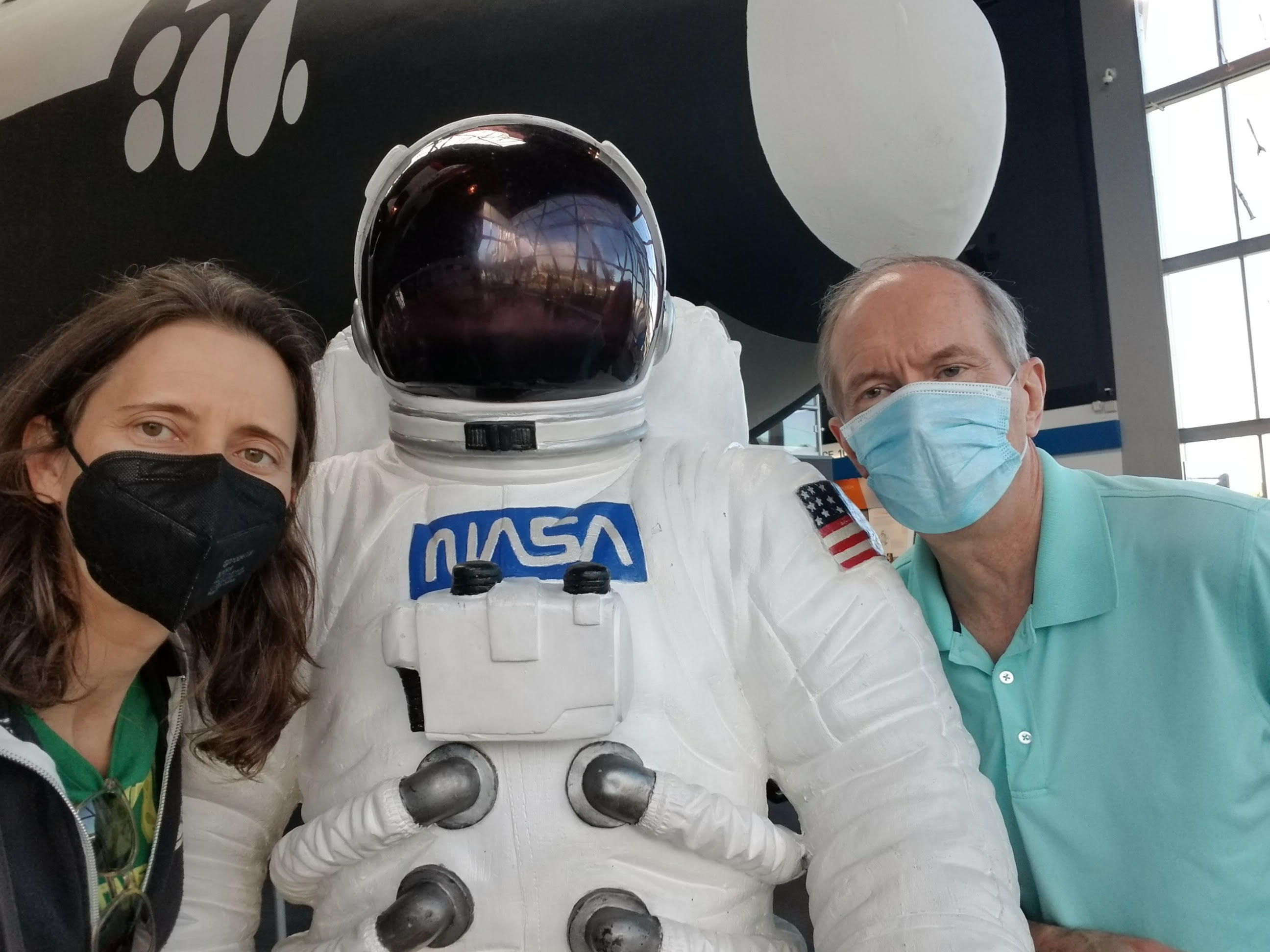 Lisa and Larry with NASA friend at Museum of Flight