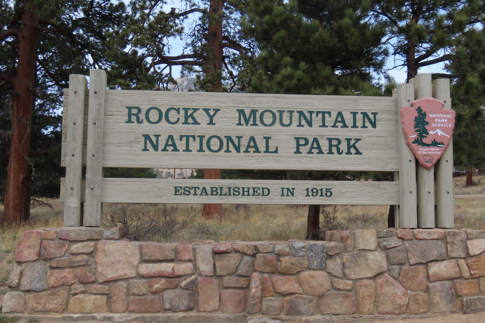 Rocky Mountain National Park Park Sign  1 of  3 (#3575)