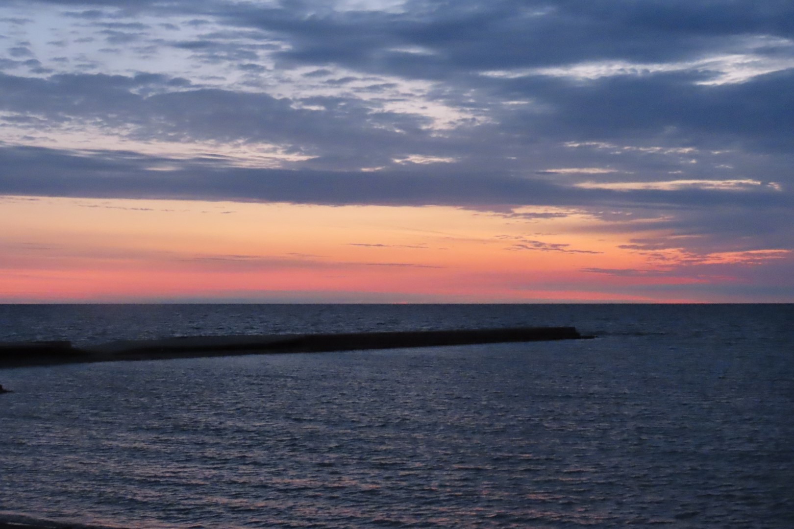 Cloudy Sunrise at Port Hope at the 