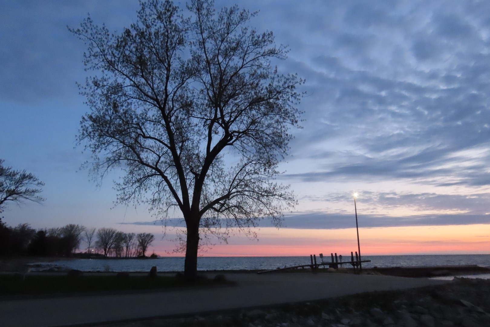 Cloudy Sunrise at Port Hope at the 