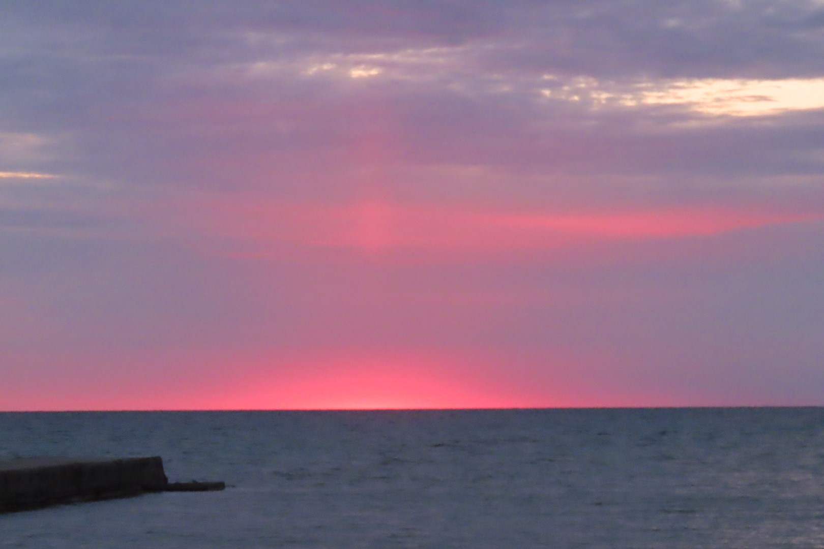Cloudy Sunrise at Port Hope at the 