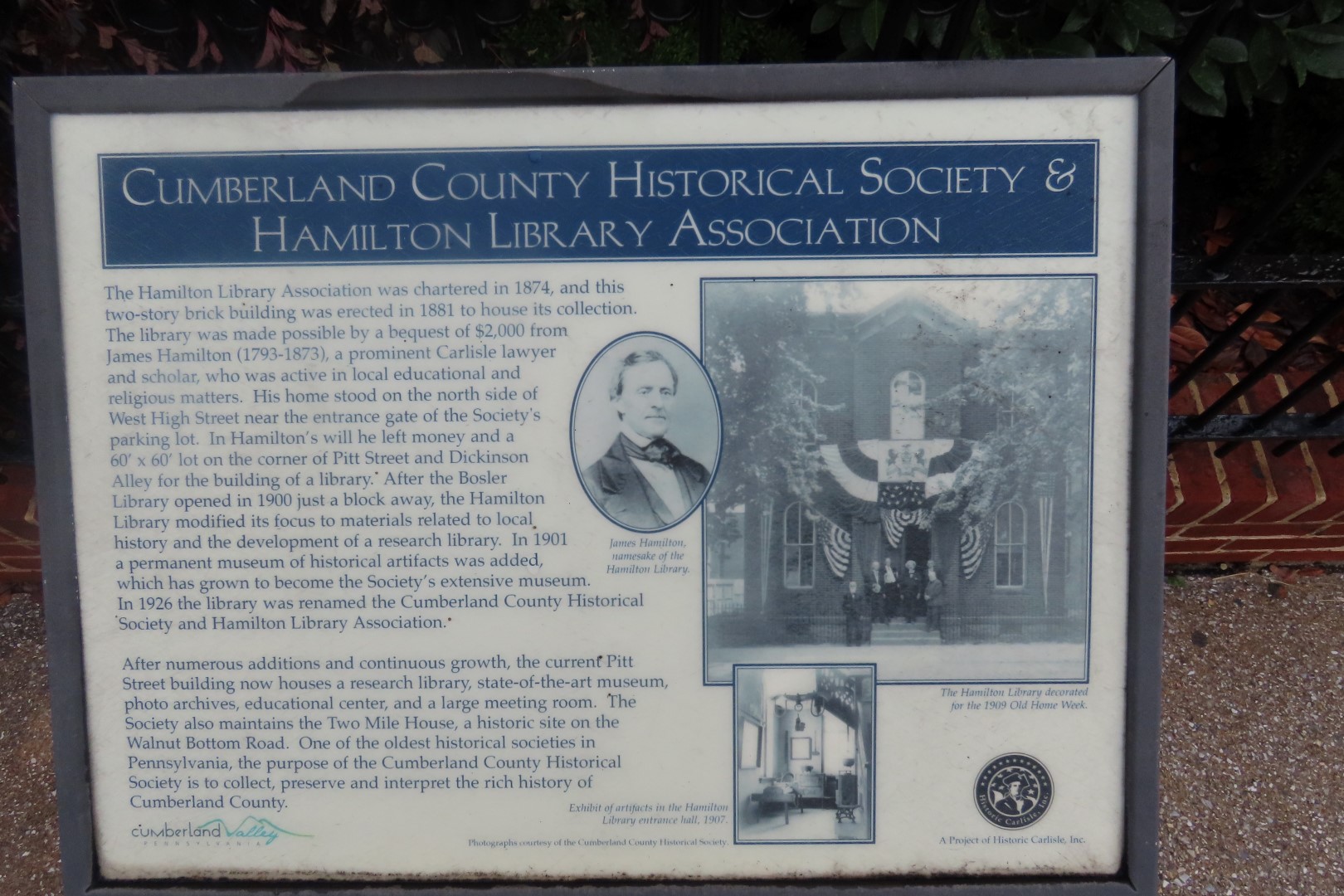 Cumberland County Historical Society PA  2 of  2 (#4243)