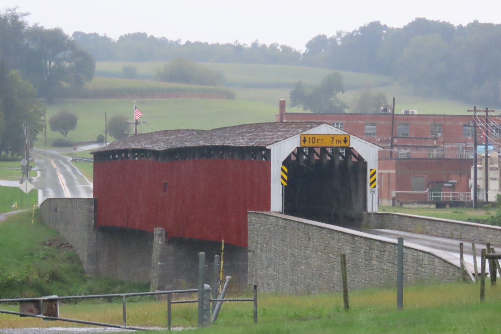 Pine Grove Covered Bridge near Oxford PA  1 of  2 (#4467)