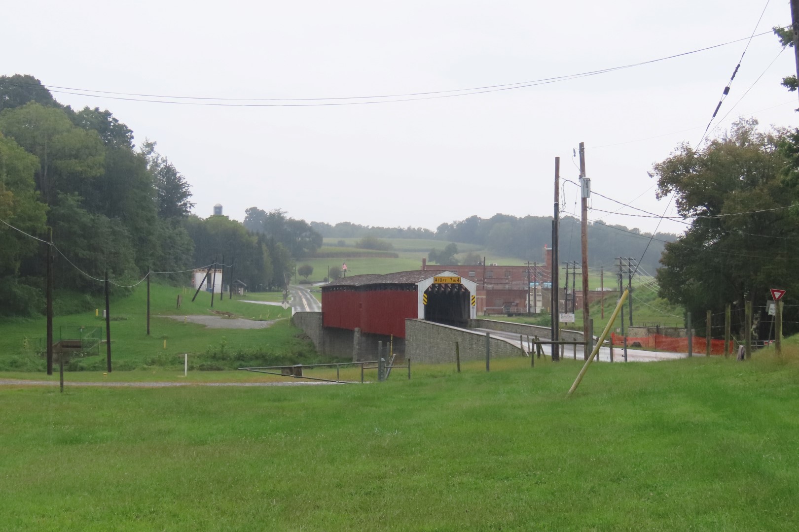 Pine Grove Covered Bridge near Oxford PA  2 of  2 (#4468)