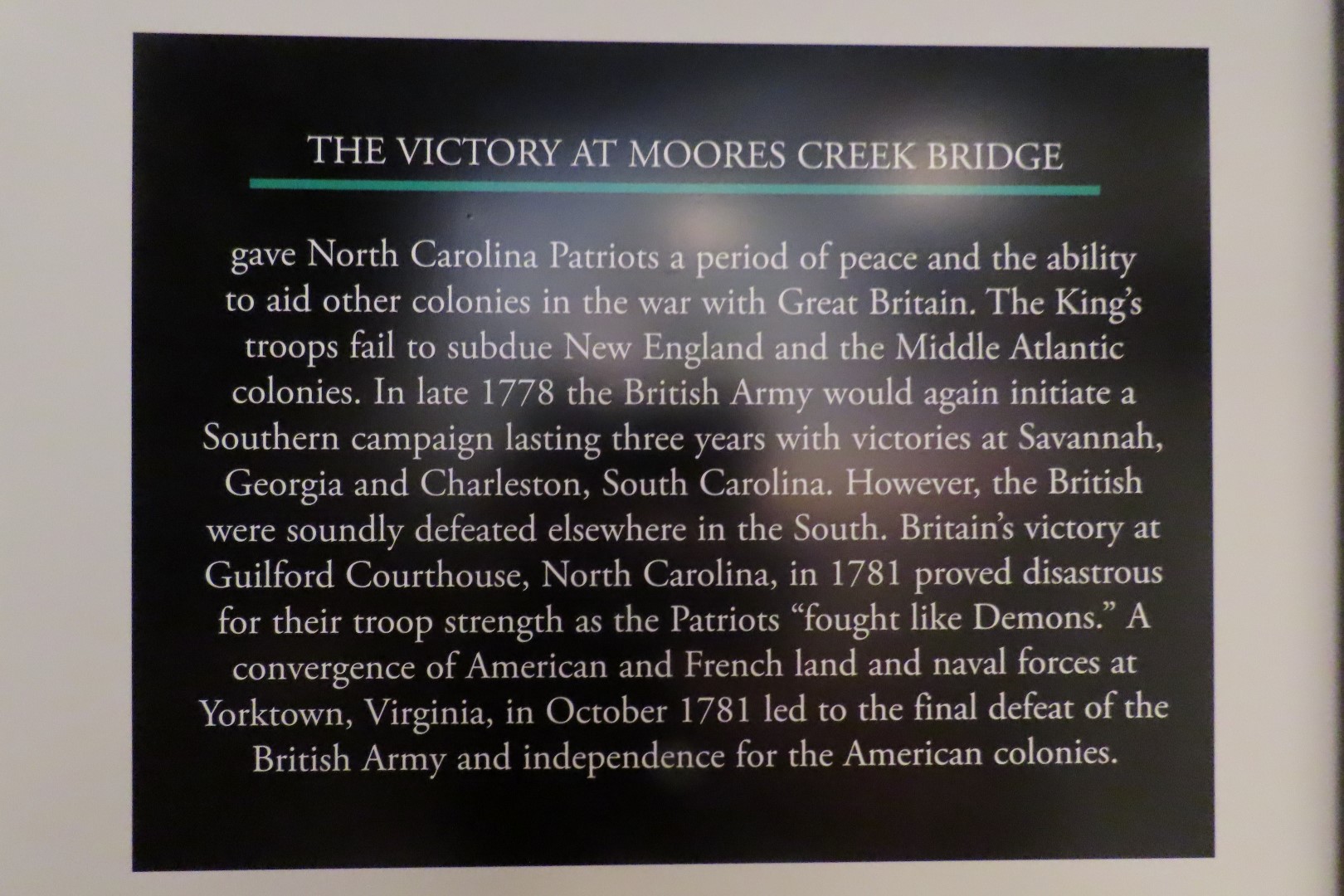 Moores Creek National Park NP 12 of 18 (#4618)