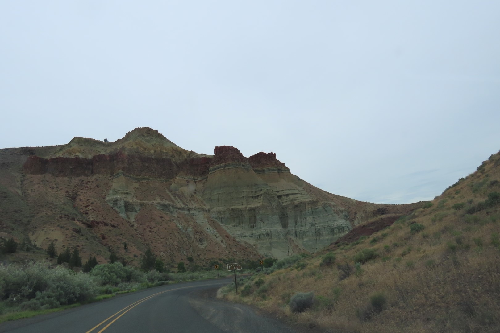 Along Highway 19 in Oregon - Cathedral Rock  1 of  9 (#6039)