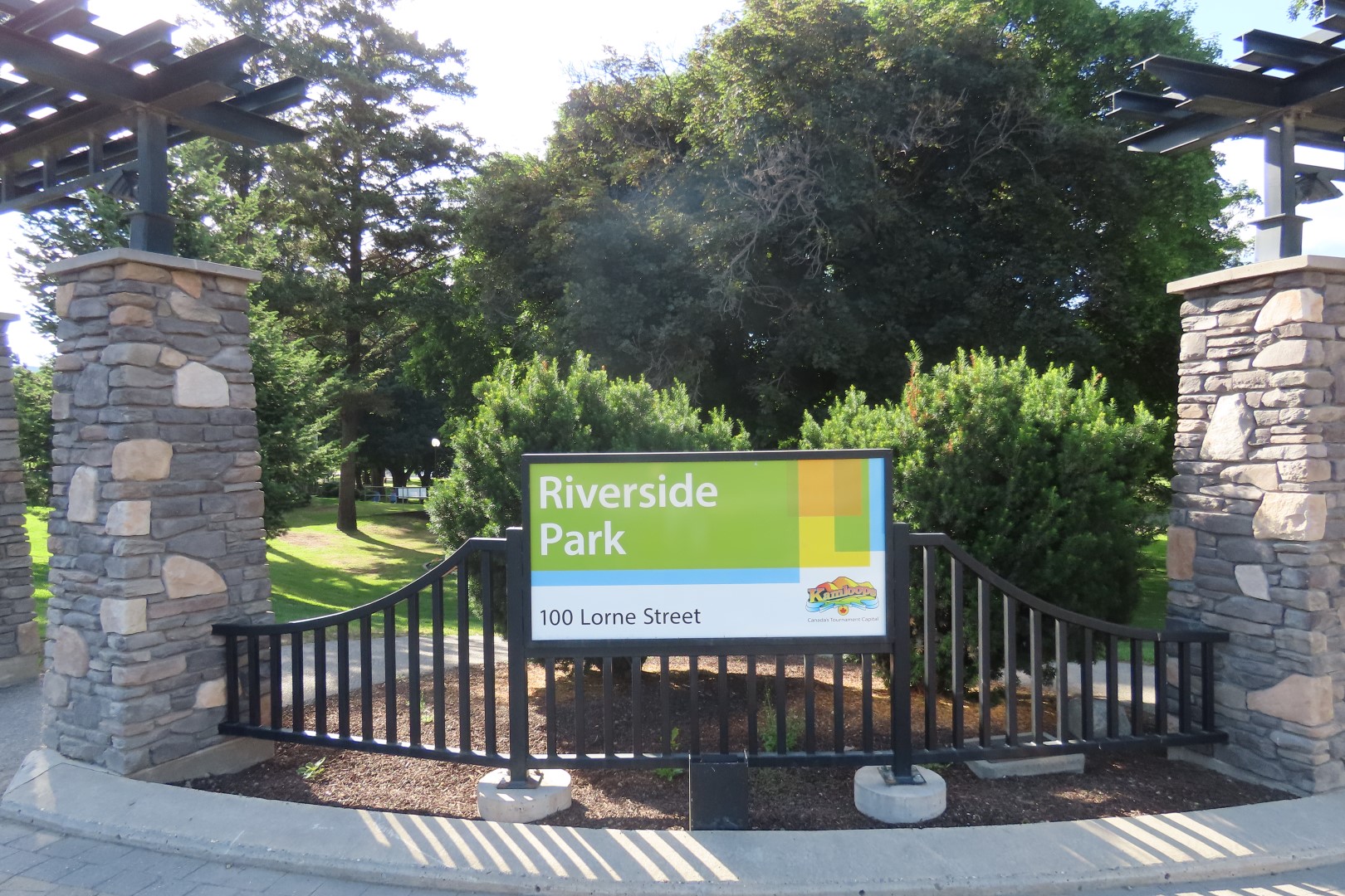 Riverside Park and adjacent sites in Kamloops British Columbia  1 of 13 (#6197)