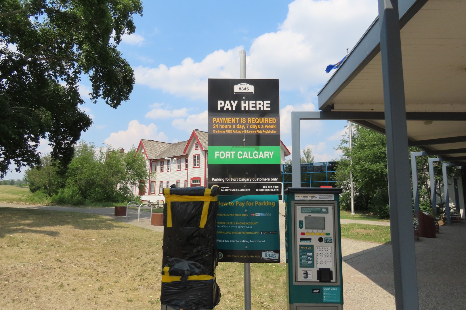 Fort Calgary and adjacent sites in Calgary in Alberta Canada  1 of 16 (#6222)