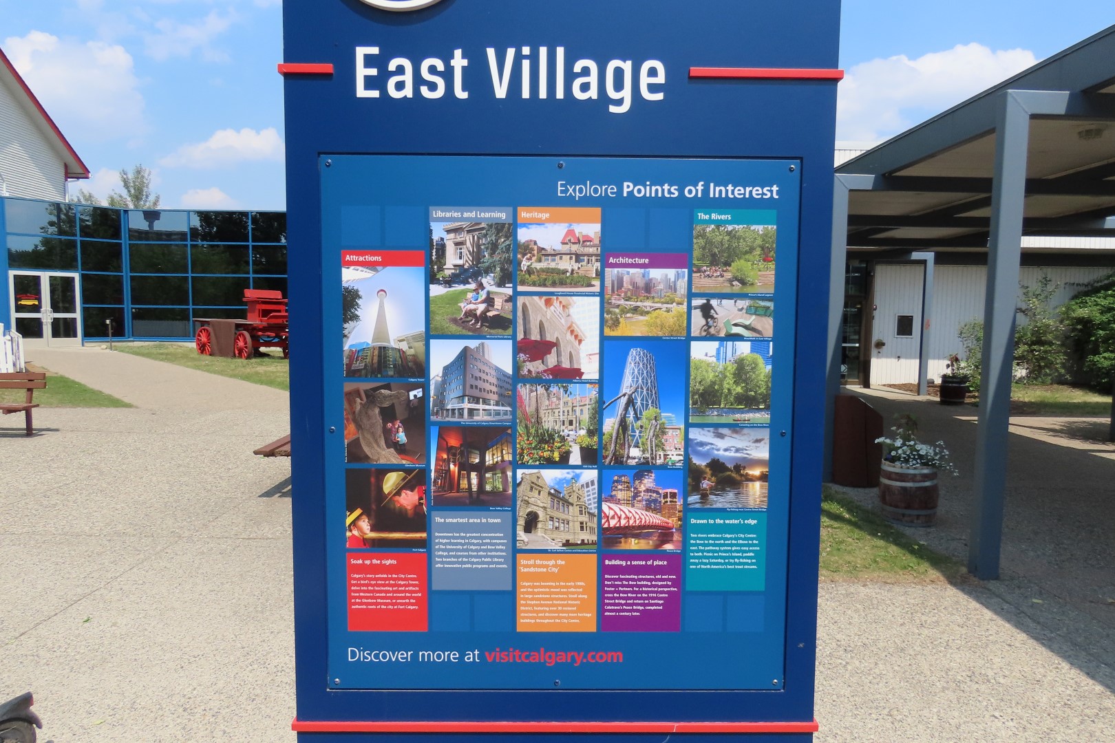 Fort Calgary and adjacent sites in Calgary in Alberta Canada  4 of 16 (#6225)