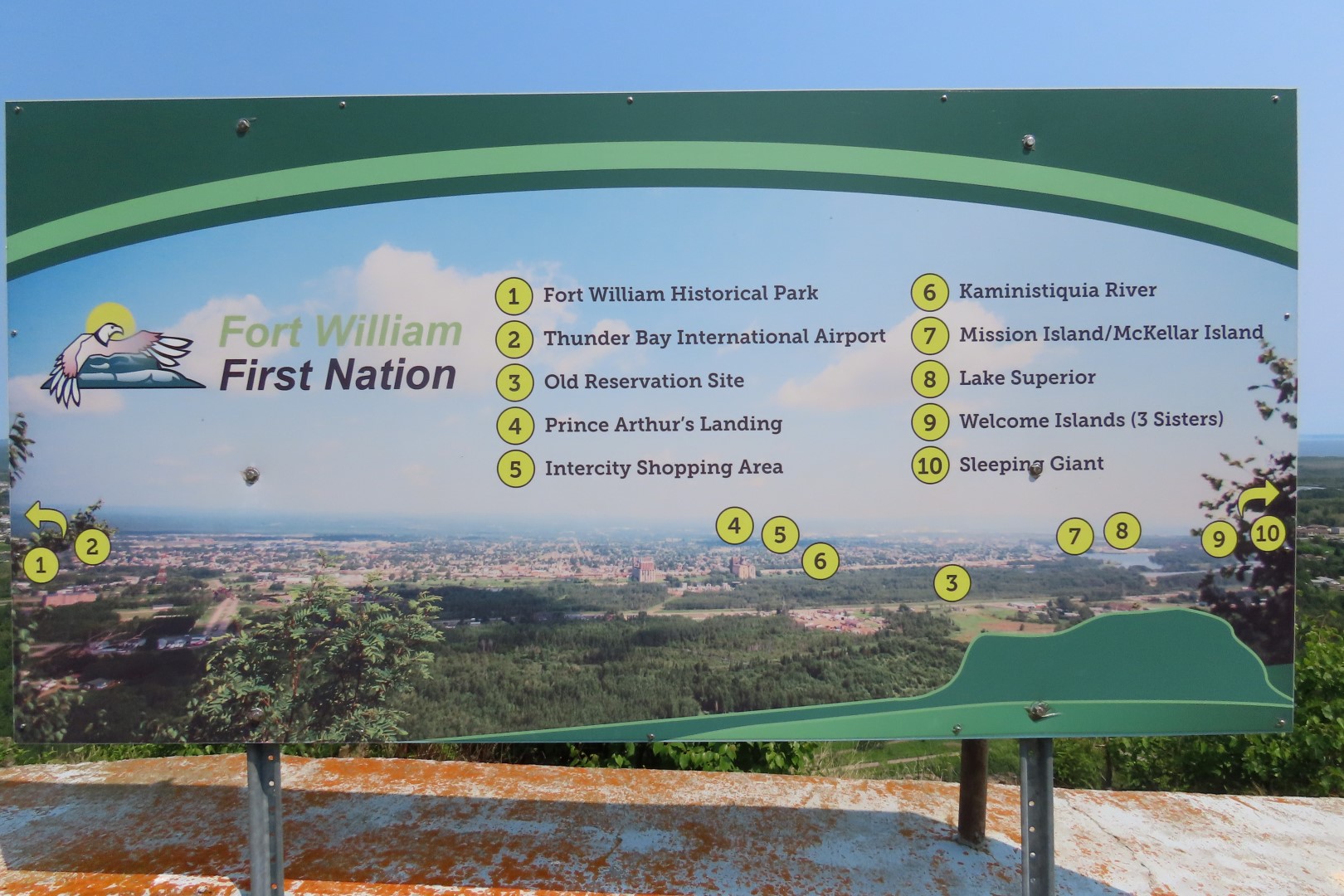 Sites in Thunder Bay Ontario Canada seen from Mount McKay 19 of 23 (#6383)