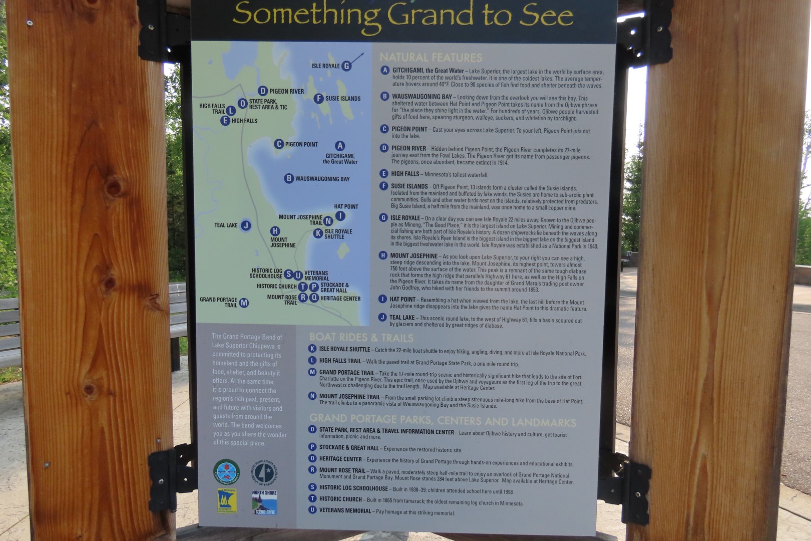 Grand Portage Lookout Points North and South over Lake Superior in Minnesota  9 of 17 (#6422)