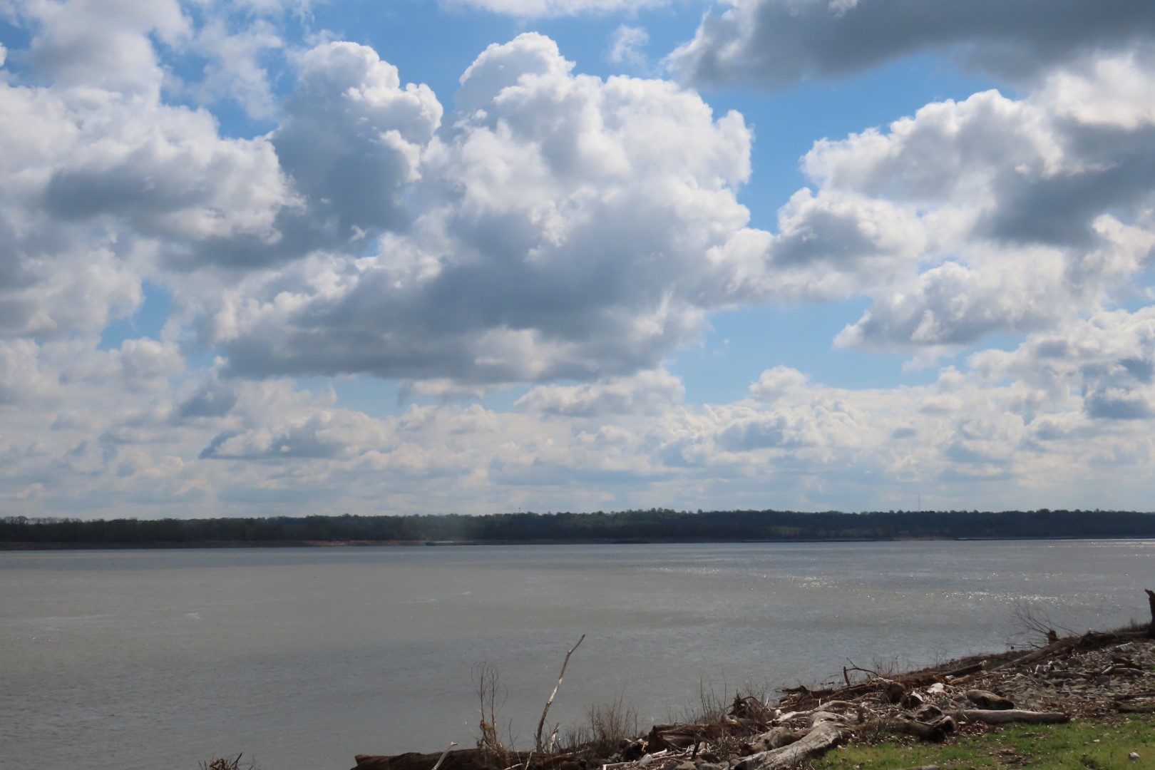 Ohio River meets Mississippi River at Cairo Illinois  3 of  8 (#7446)