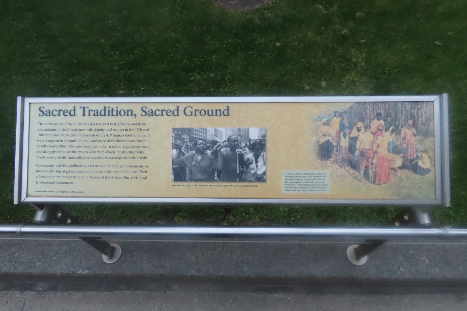 African Burial Ground National Park  6 of  6 (#7829) onmouseover=