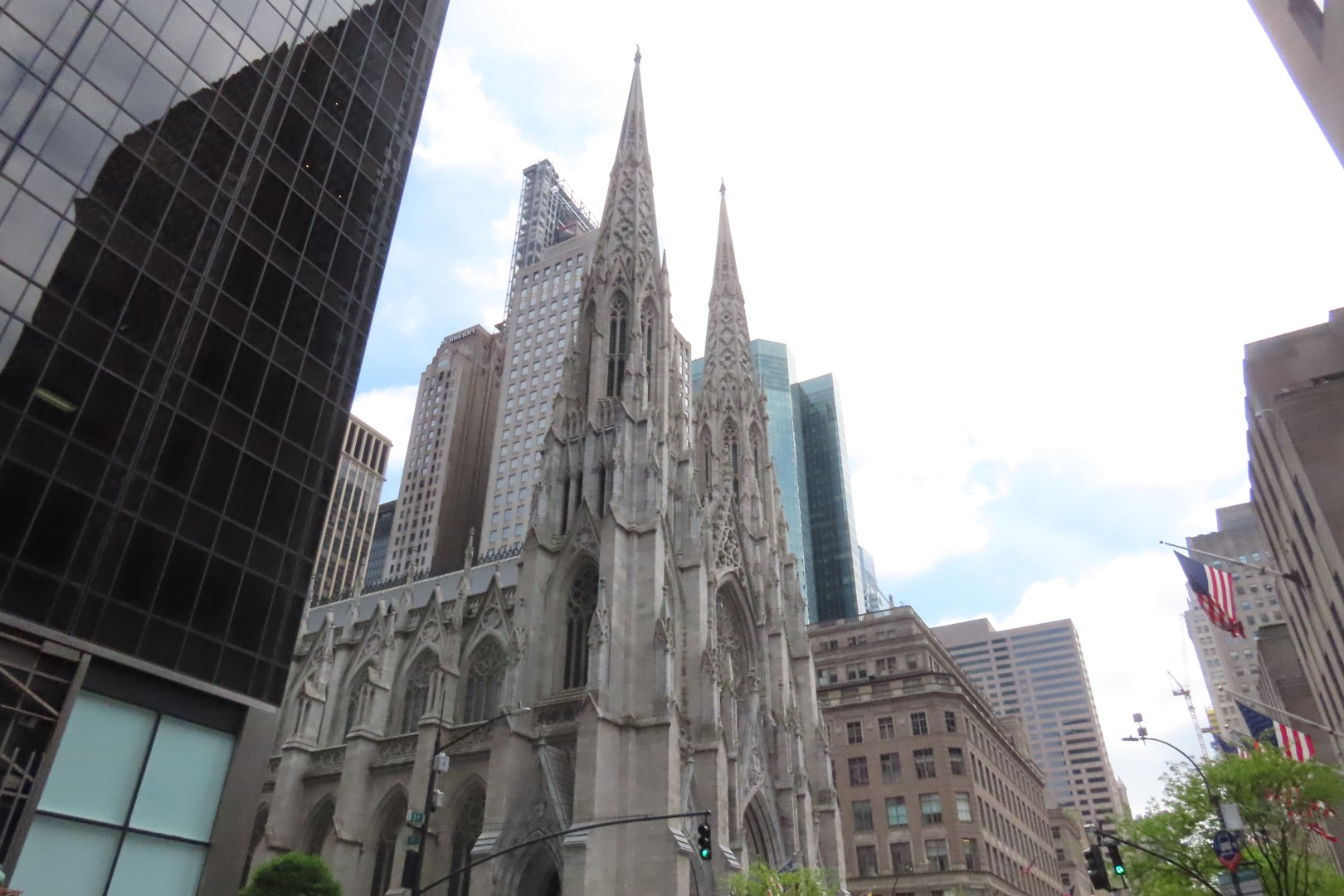 Saks Fifth Avenue and a Church just North of it  2 of  2 (#7932) onmouseover=