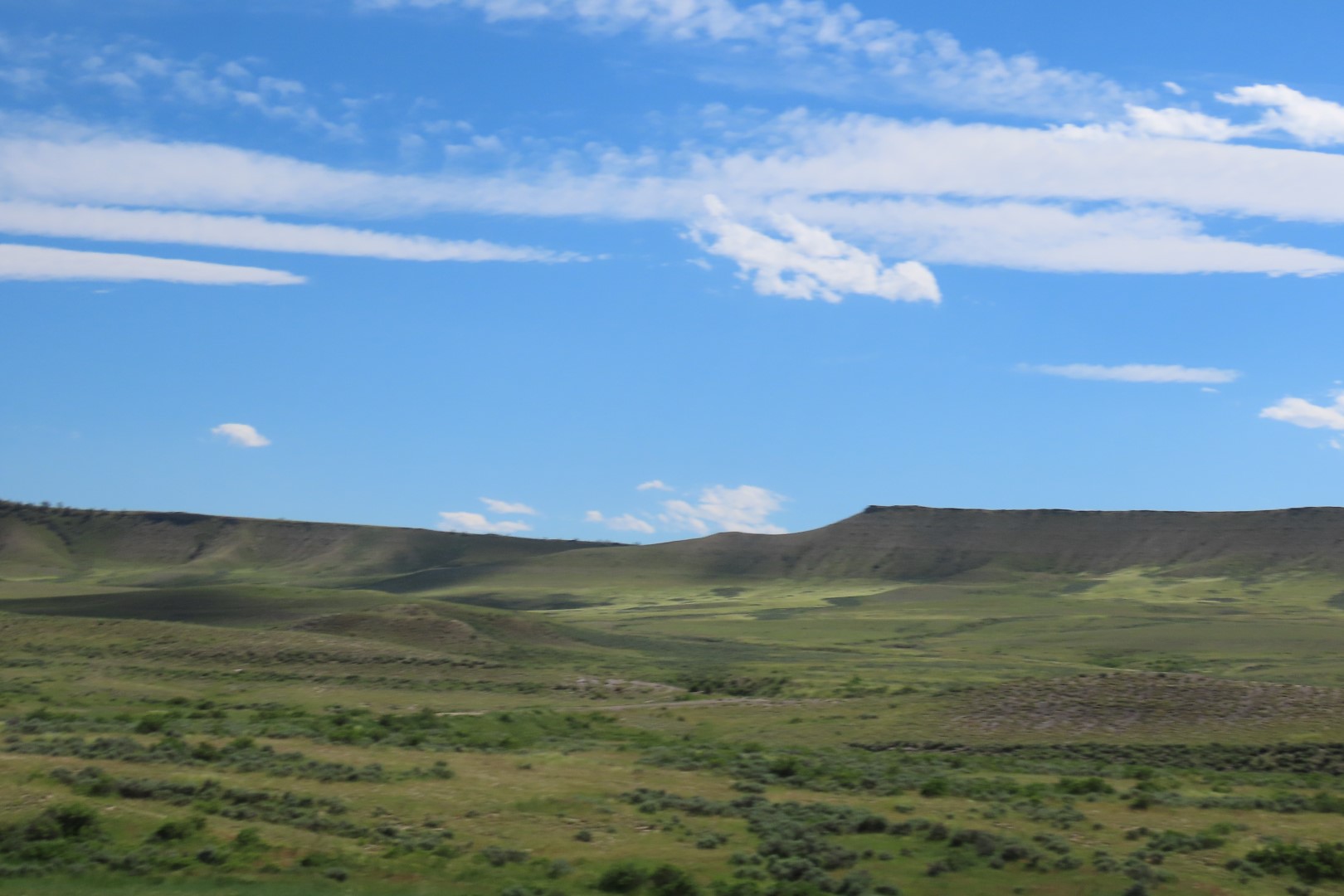 Mountains between Lovell WY and Bozeman MT  2 of  3 (#7969)