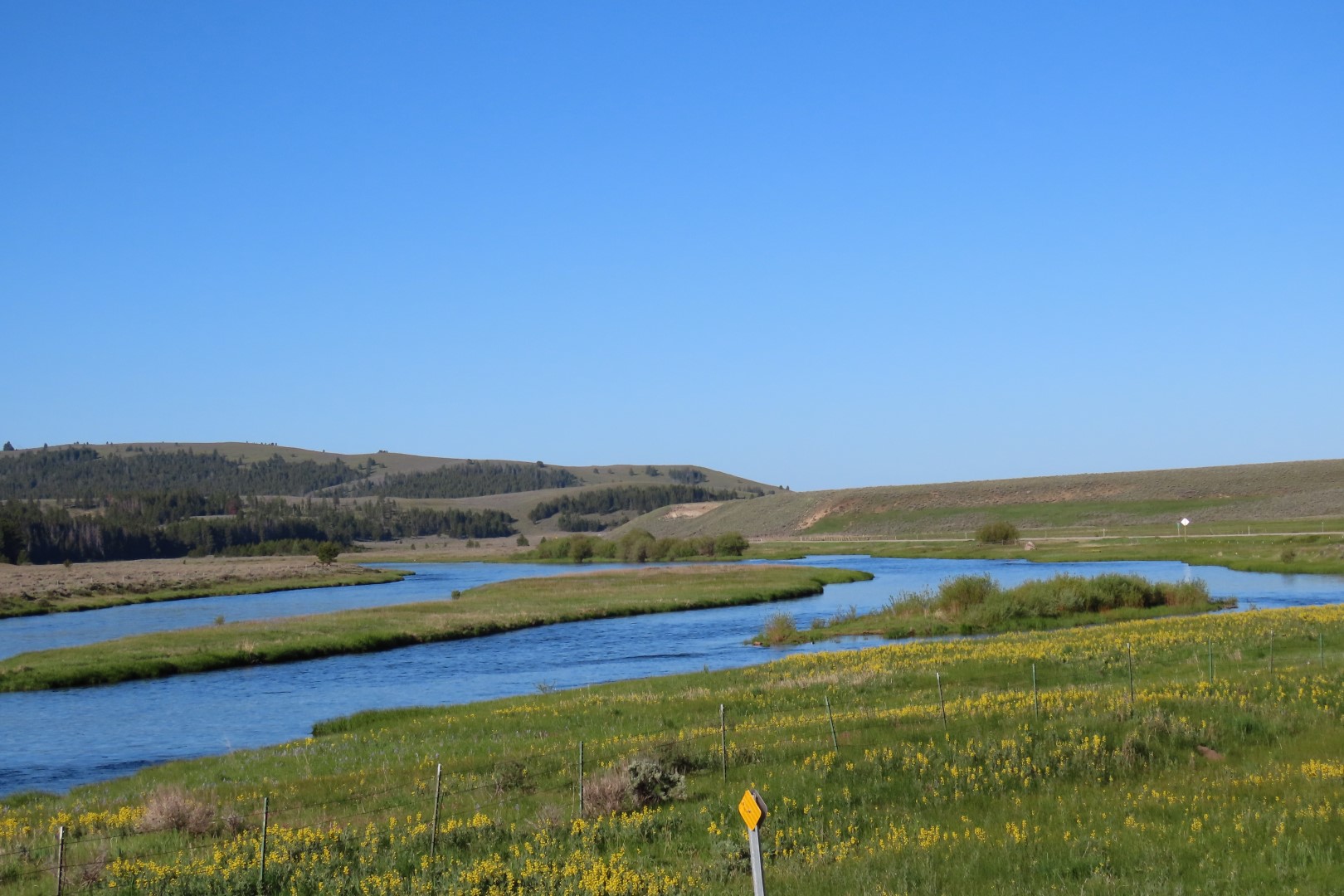Montana highway scenery on the way east to Big Hole Nat'l Park  2 of  9 (#7975)