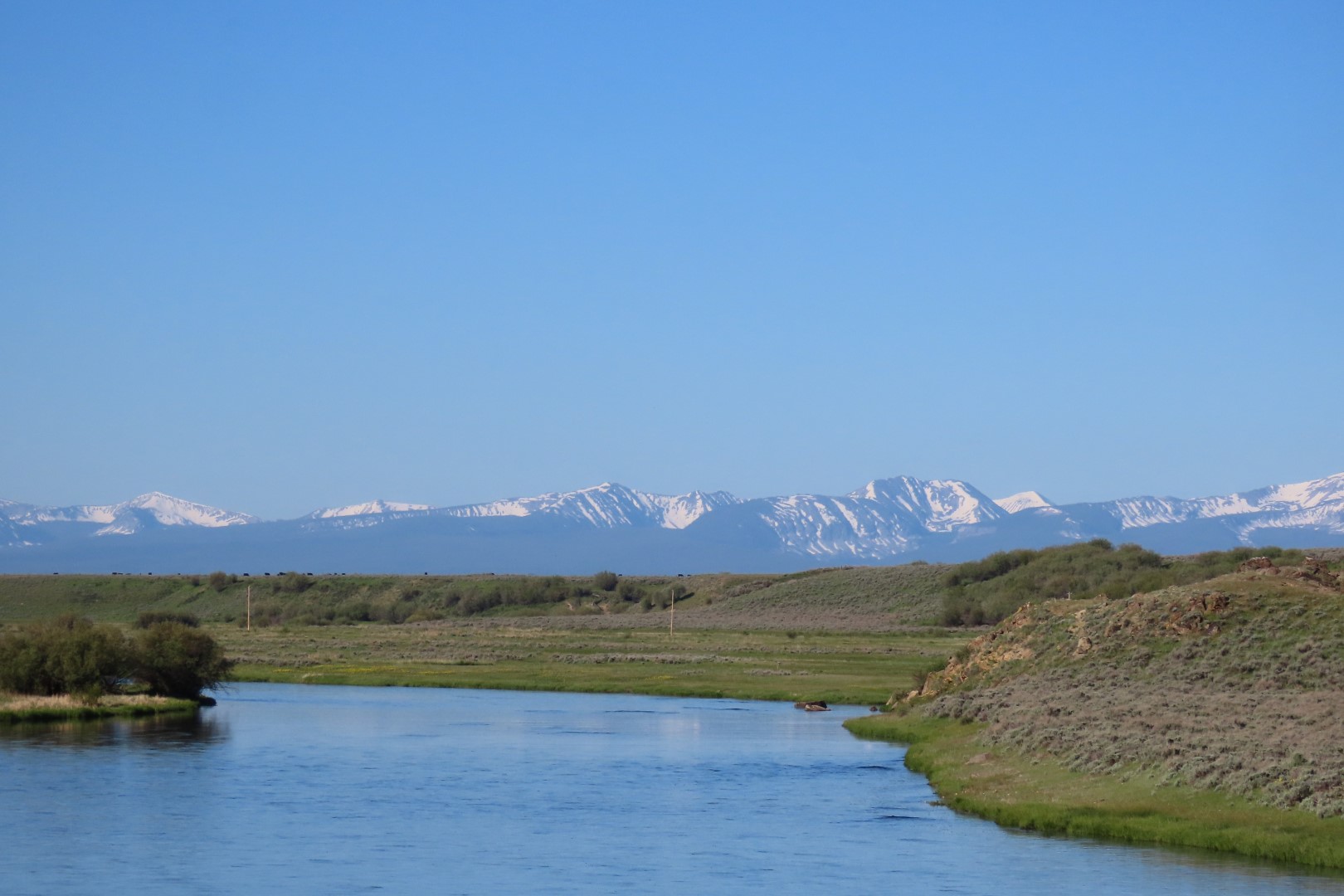 Montana highway scenery on the way east to Big Hole Nat'l Park  4 of  9 (#7977)