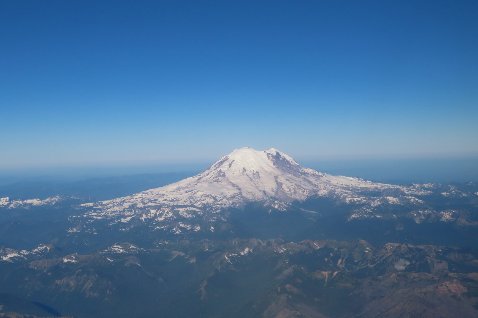 Aerial View of Mountains near Seattle  1 of  5 (#8413)