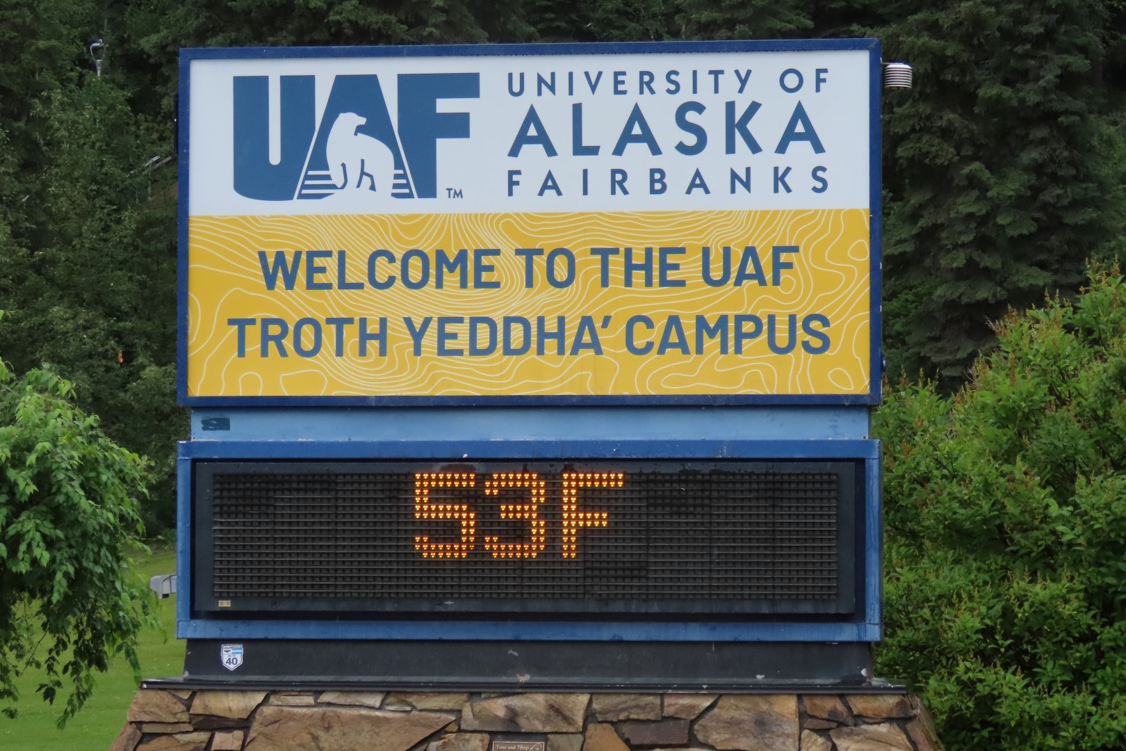 Campus of University of Alaska Fairbanks, Alaska  1 of 15 (#8419)