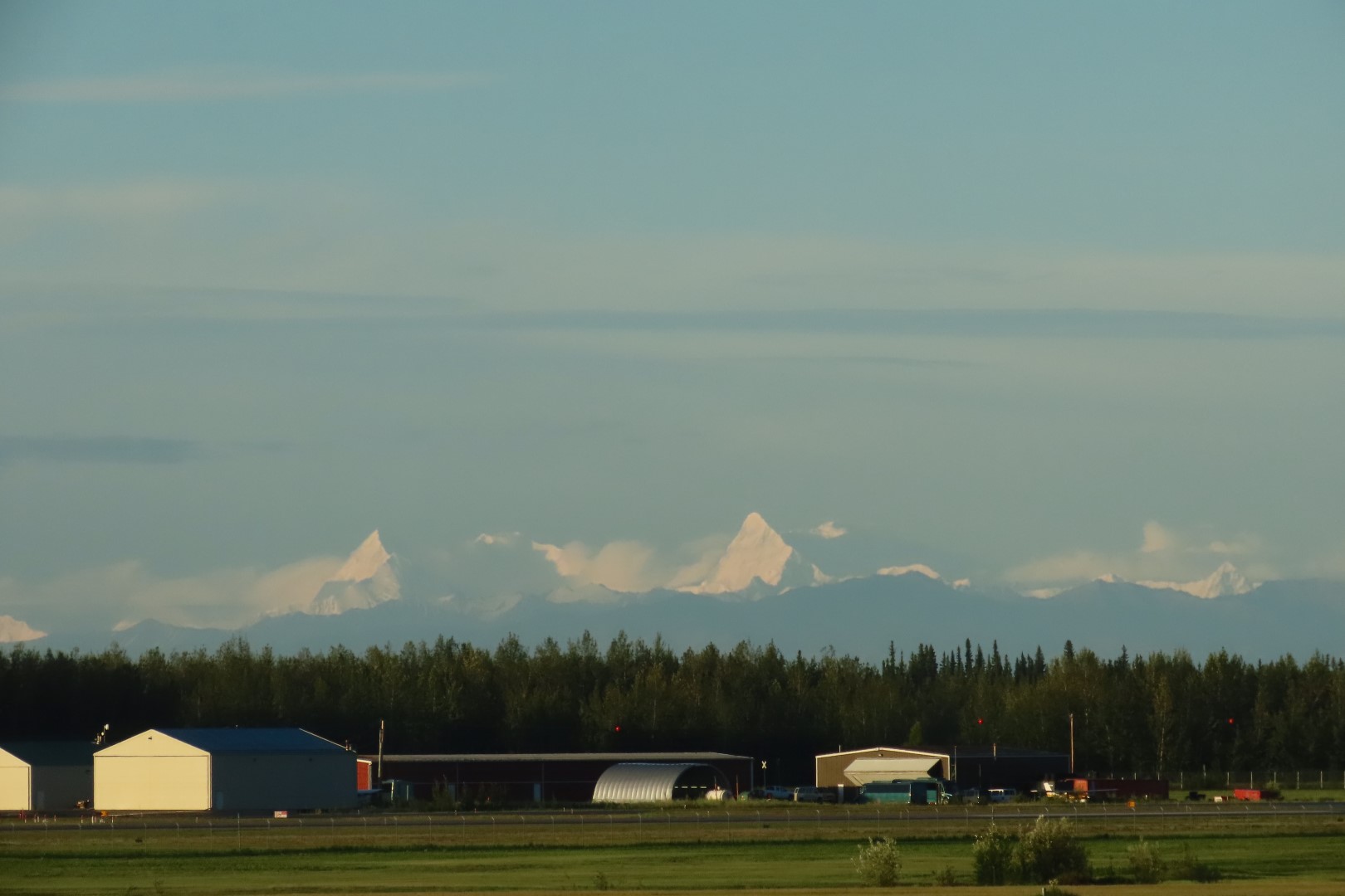 View from Airport in Fairbanks, Alaska  2 of  3 (#8545)