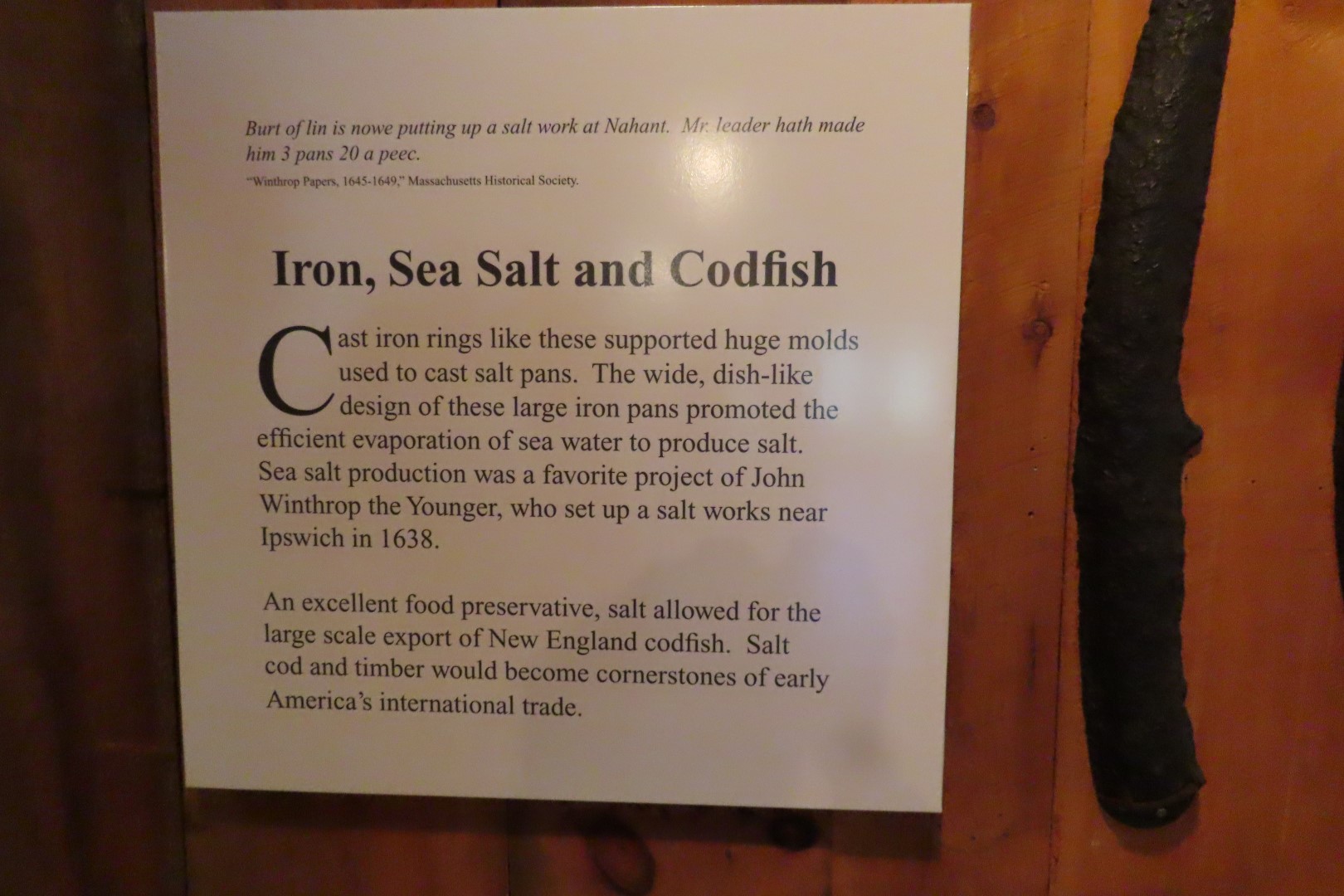 Saugus Iron Works NP 40 of 40 (#8808)