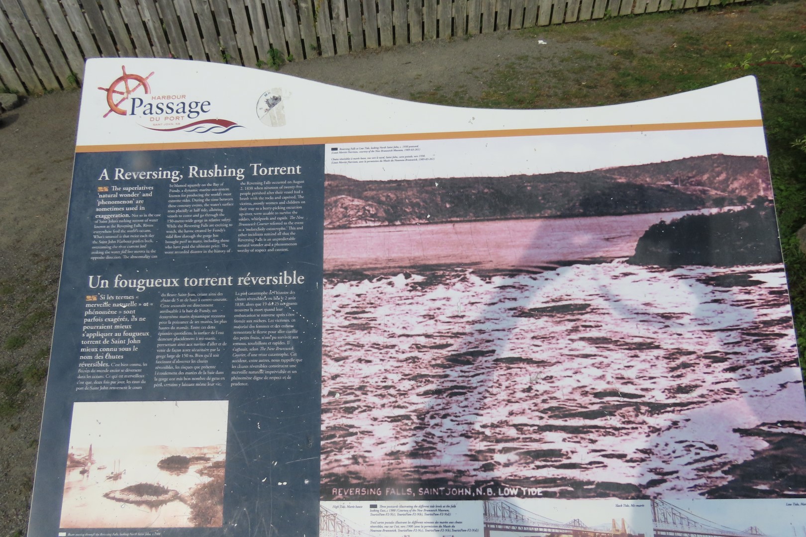 Reversing Falls at Low Tide in St John NP  2 of 10 (#9108)