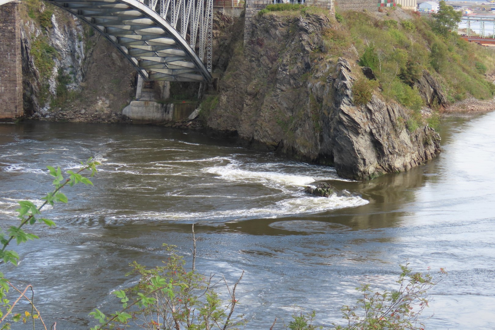 Reversing Falls at High Tide in St John NP  4 of 36 (#9170)